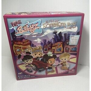 Bratz Babyz Board Game Stylin Scavenger Hunt with Bratz Baby Dolls All Parts